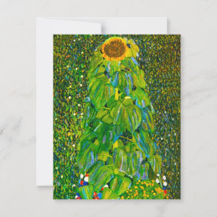 Invitaciones a Gustav Klimt Sunflower