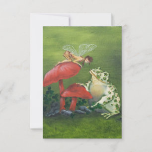 Invitaciones a "hadas y ranas"