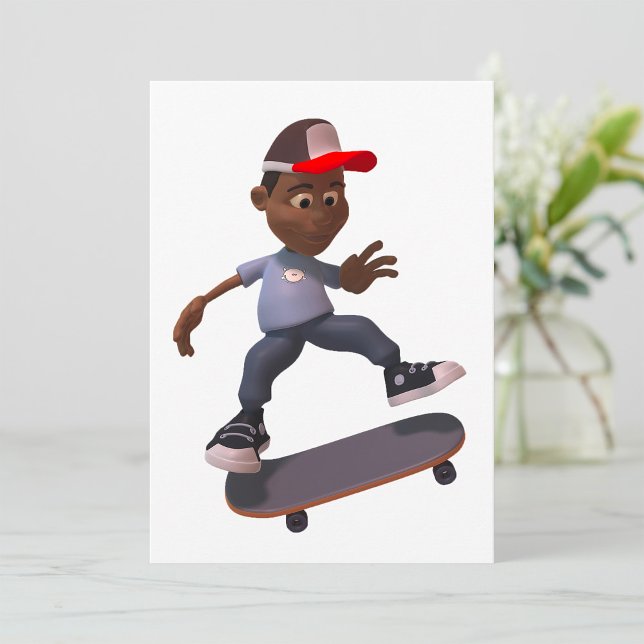 Invitaciones a jóvenes que viajan en patineta (Subido por el creador)
