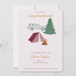 Invitaciones a la Bachelorette de Camp