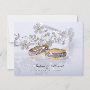 Invitaciones a la banda de boda elegante