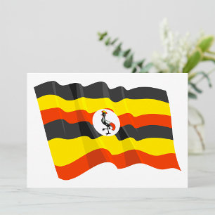Invitaciones a la bandera de Uganda