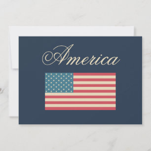 Invitaciones a la Bandera Patriótica Americana