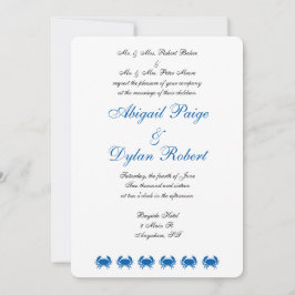 Invitaciones a la boda "a orillas del mar"