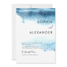 Invitaciones a la boda acuarela moderna. Invitació