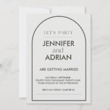 Invitaciones a la boda artística