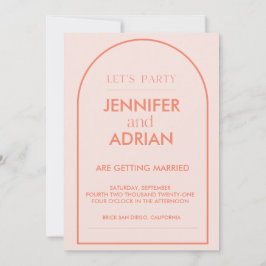 Invitaciones a la boda artística