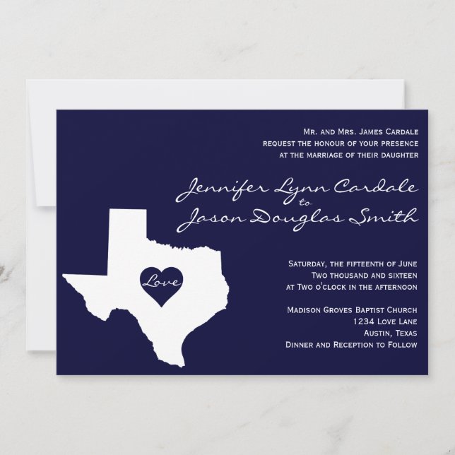 Invitaciones a la boda blanca de la Marina Temátic (Anverso)