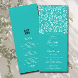 Invitaciones a la Boda Botánica Todo En Un Vidrio 