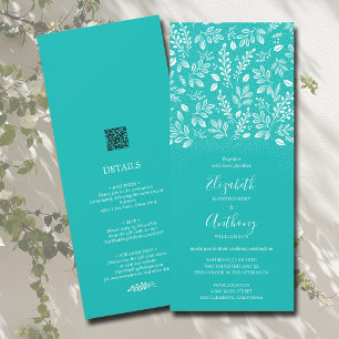 Invitaciones a la Boda Botánica Todo En Un Vidrio
