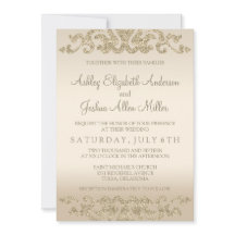 Invitaciones a la boda con aspecto de Purpurina de