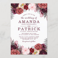 Invitaciones a la boda de amigos de Rubor de Fall 