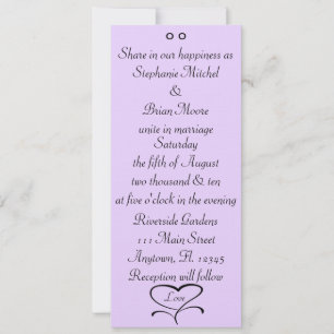 Invitaciones a la boda de amor