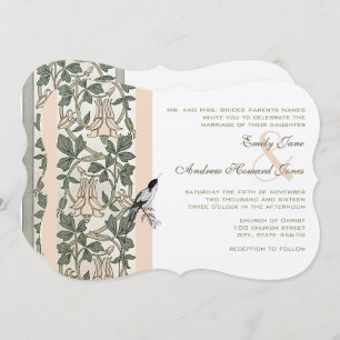 Invitaciones a la Boda de Ave Hummingbird Pink del