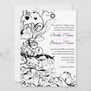 Invitaciones a la boda de aves y naves