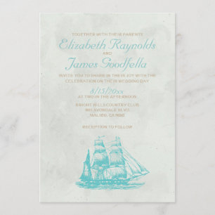 Invitaciones a la boda de barcos rusos
