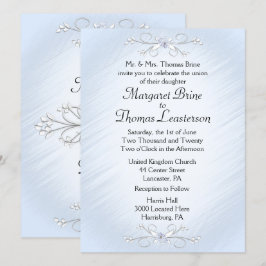 Invitaciones a la boda de Blue Vines