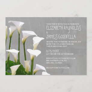 Invitaciones a la boda de Calla Lillies