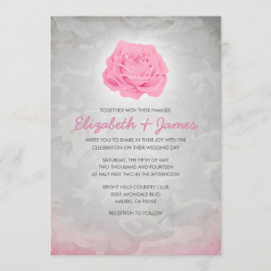 Invitaciones a la boda de Camo Rosa