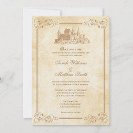 Invitaciones a la boda de Castillo de Fairytale