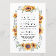 Invitaciones a la boda de color de agua de la cose