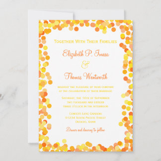 Invitaciones a la boda de Confetti