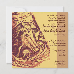 Invitaciones a la boda de Cowboy Saddle Stirrup