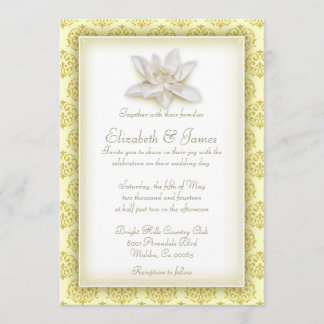 Invitaciones a la boda de Damasco de Oro