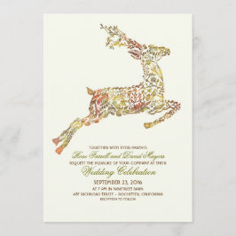 Invitaciones a la boda de Deer Fall Woodland
