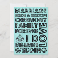 Invitaciones a la boda de estilo Vegas
