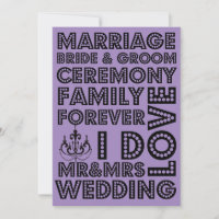 Invitaciones a la boda de estilo Vegas