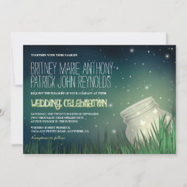 Invitaciones a la boda de Firefly Mason Jar
