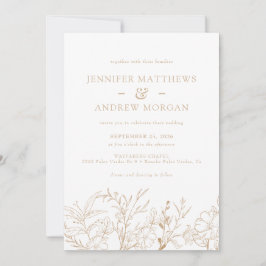 Invitaciones a la boda de Floral Boho