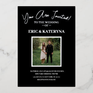 Invitaciones a la boda de fotos Acentos de Relie
