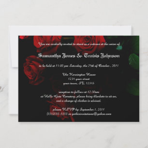 Invitaciones a la boda de Gótico moderno de la Ros