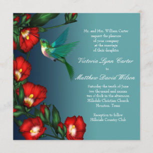 Invitaciones a la boda de Hummingbird