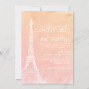 Invitaciones a la boda de la Antigua París