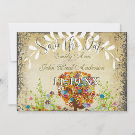 Invitaciones a la boda de la bifurcación lateral f