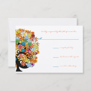 Invitaciones a la boda de la bifurcación lateral f