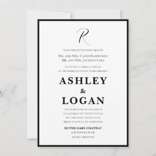 Invitaciones a la boda de la boda de la relación d