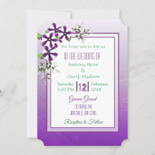 Invitaciones a la boda de la boda del encaje de Pe