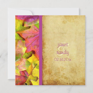 Invitaciones a la boda de la caída del arco iris