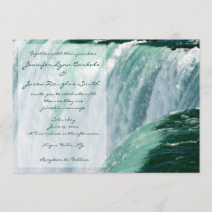Invitaciones a la boda de la cascada de las catara