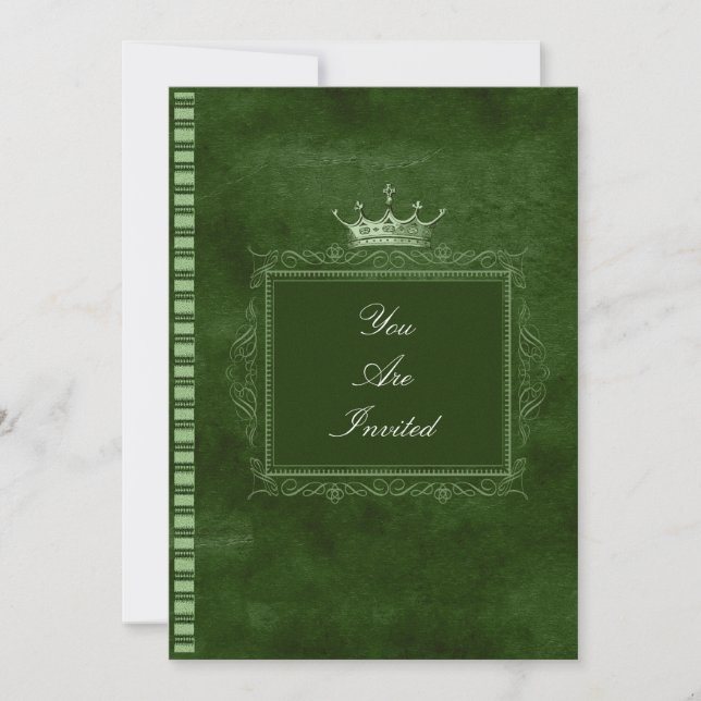 Invitaciones a la boda de la Corona Verde (Anverso)