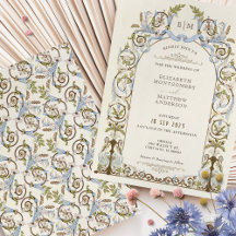 Invitaciones a la boda de la elegancia real en Vic