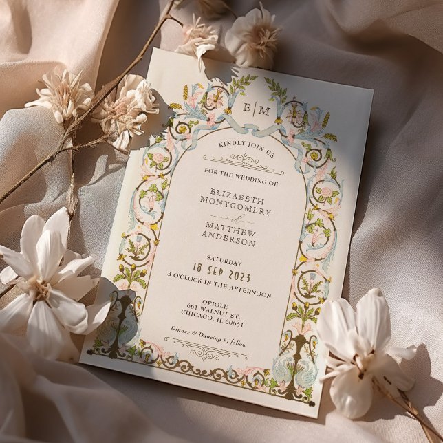 Invitaciones a la boda de la elegancia real victor (Subido por el creador)
