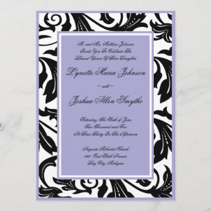 Invitaciones a la boda de la Lavanda de Despacho E