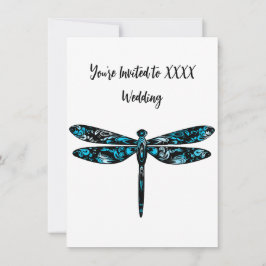 Invitaciones a la boda de la libélula