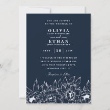 Invitaciones a la boda de la marina y el girasol