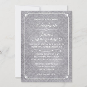 Invitaciones a la boda de la pizarra blanca